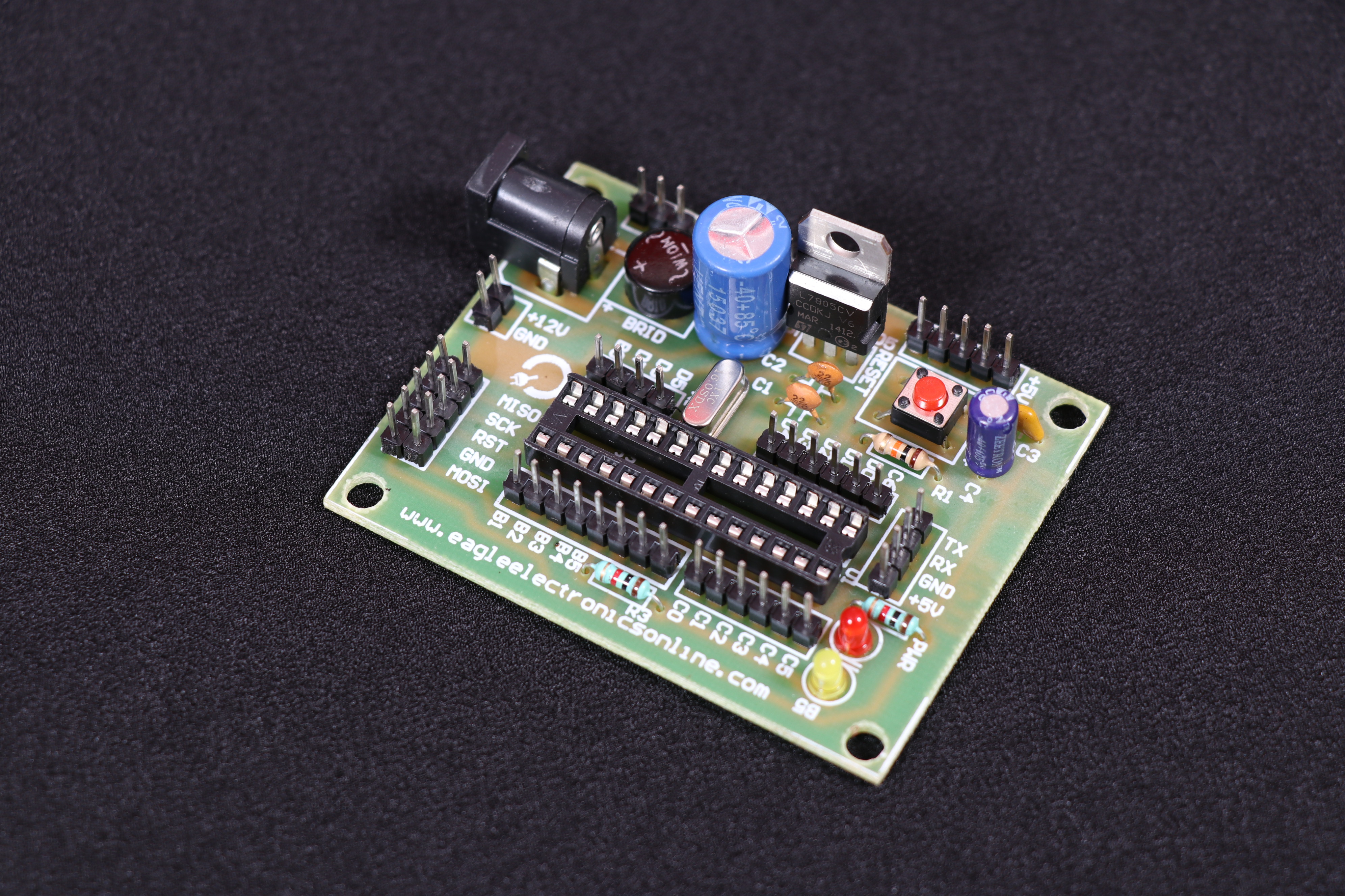 AVR 28 PIN Development Board (Without chip)- EE626-DC5R2 - Image 4