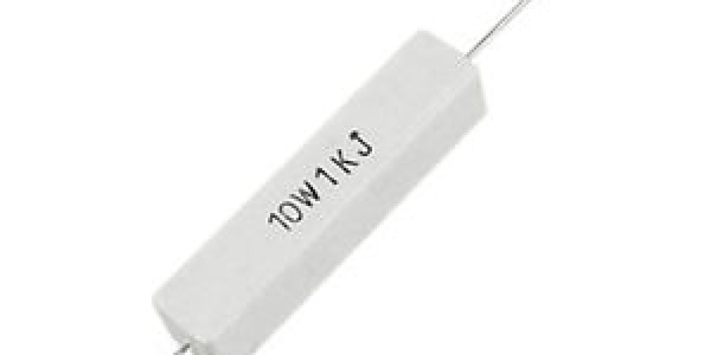 1 Kilo Ohm 10W Ceramic Cement Power Resistor