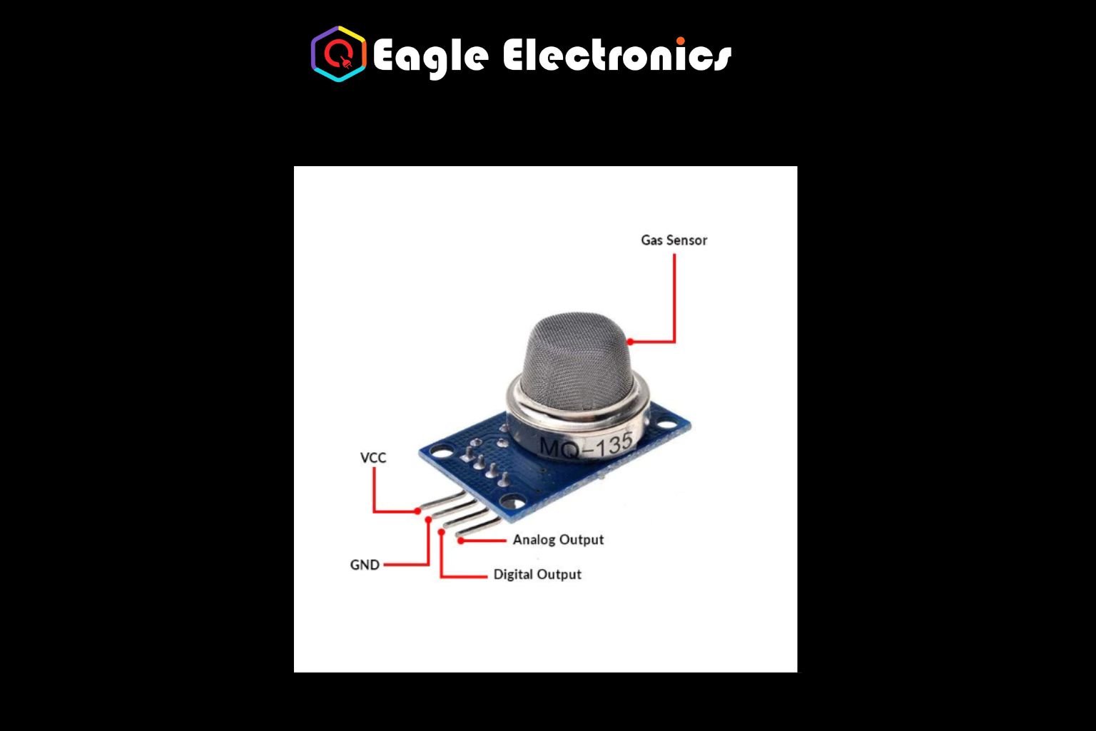 MQ135 Air Quality Gas Sensor Module - Image 3