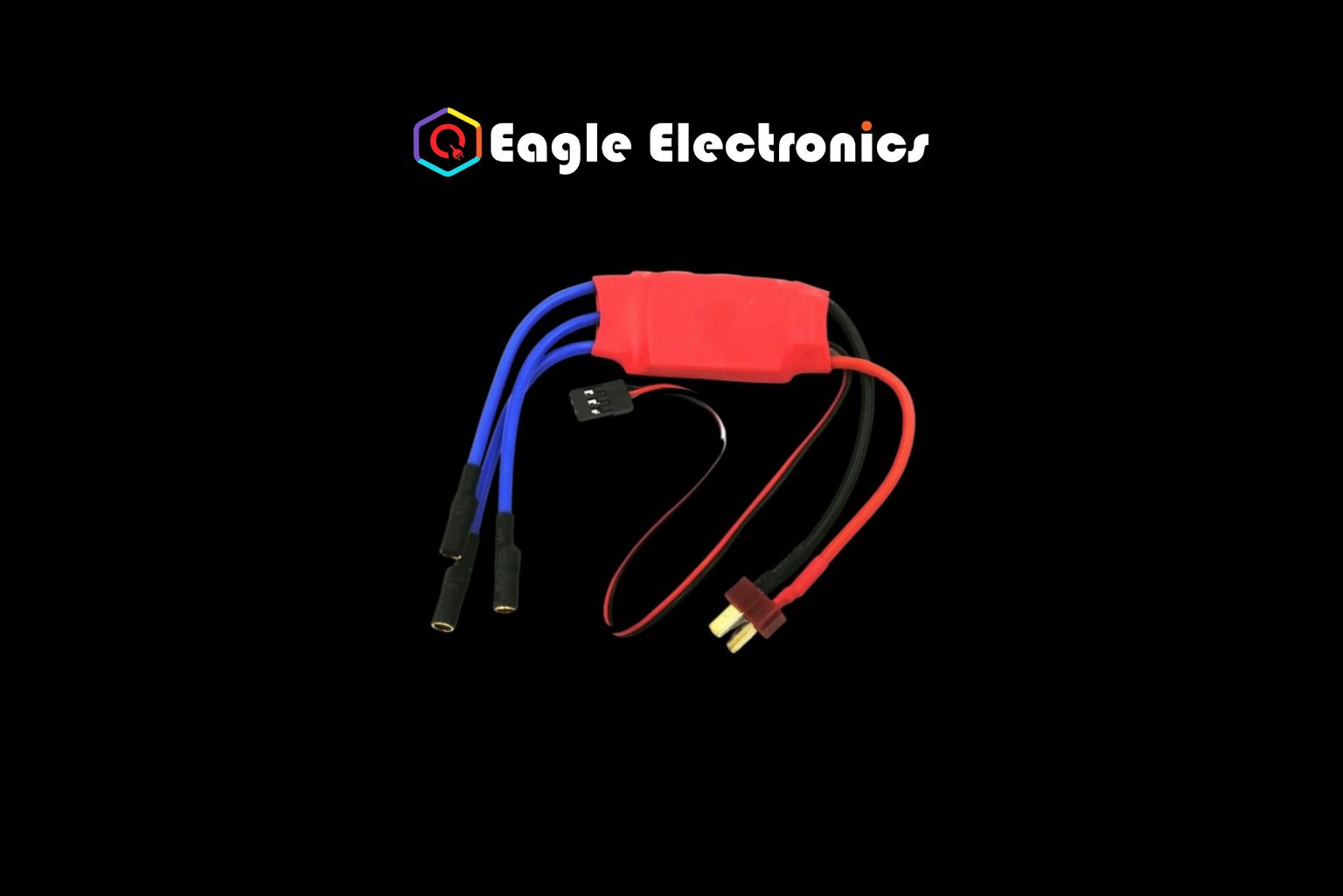 30A BLDC ESC Electronic Speed Controller with Connectors - Image 2