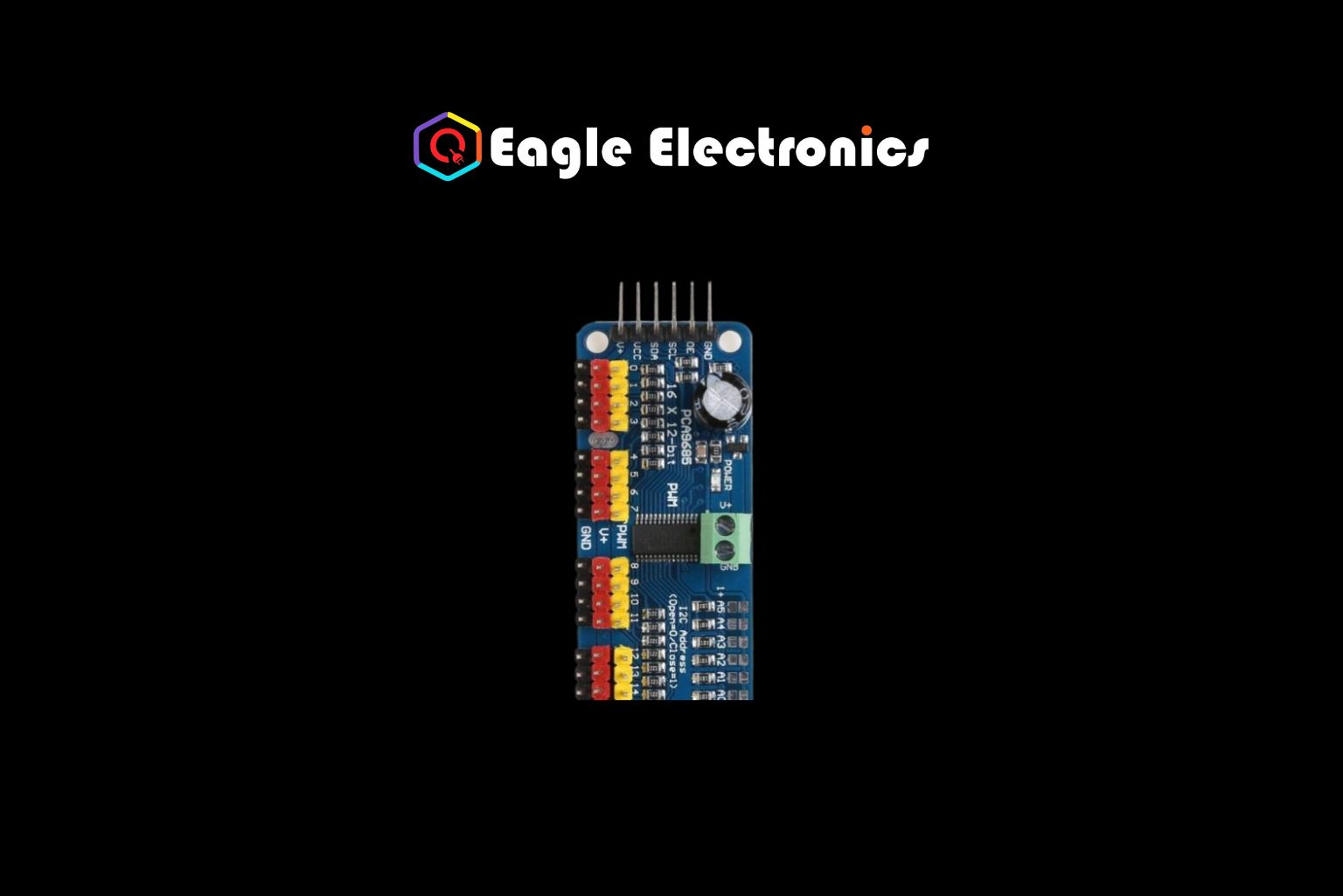 PCA9685 - 16 Channel 12-Bit PWM Servo Motor Driver I2C Module For Arduino - Image 2