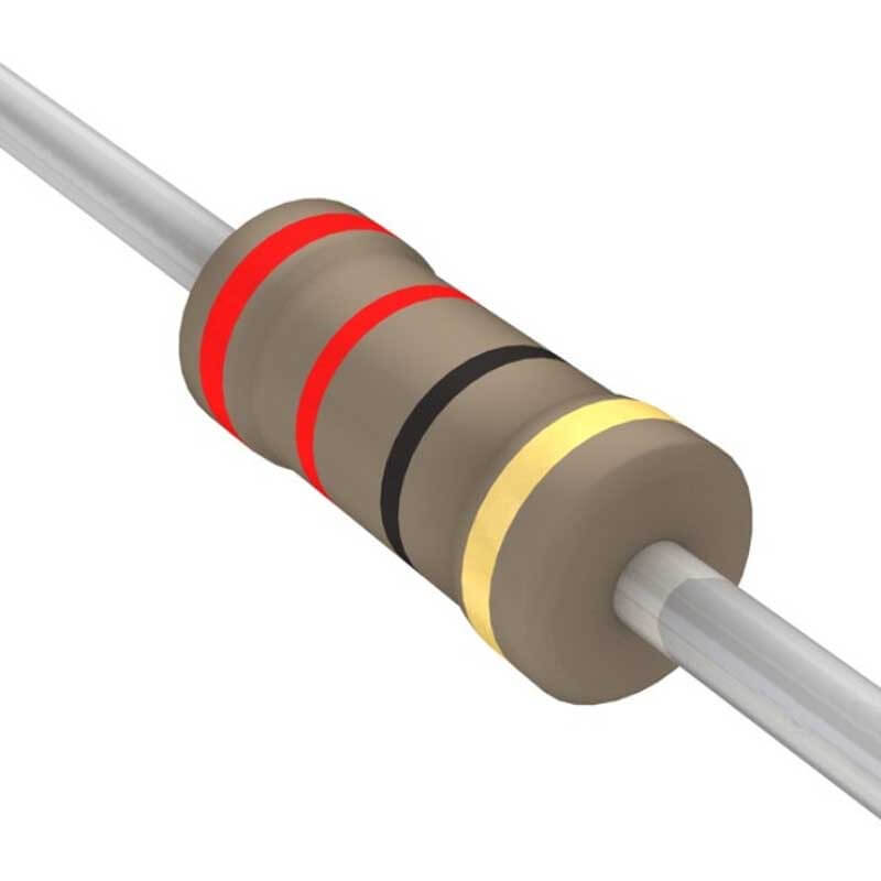 22 Ohm Carbon Film Resistor- 1/4 W(5 Per Pack)-EE139-I1R4