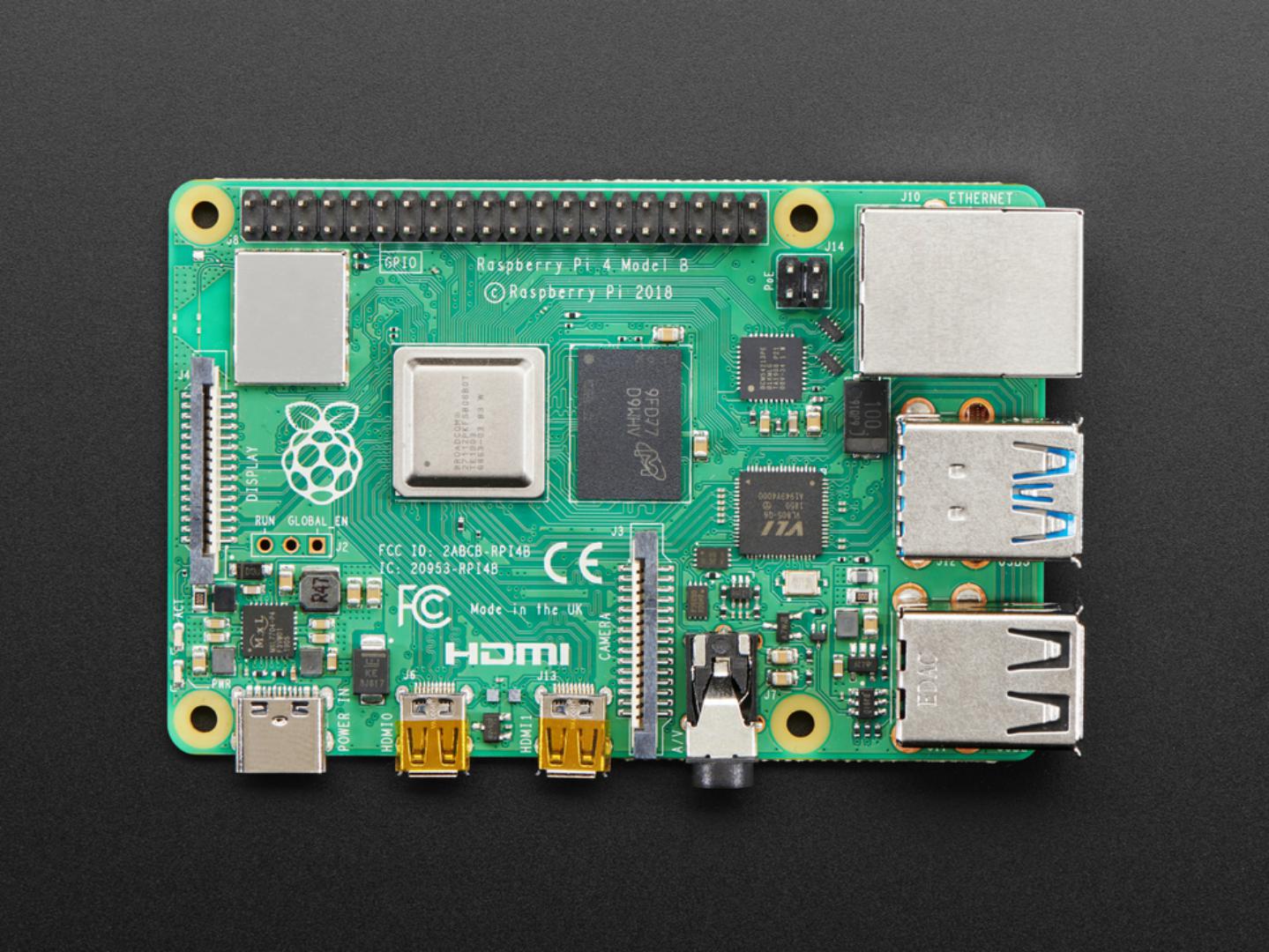 Raspberry Pi 4 Model B - 4 GB RAM
