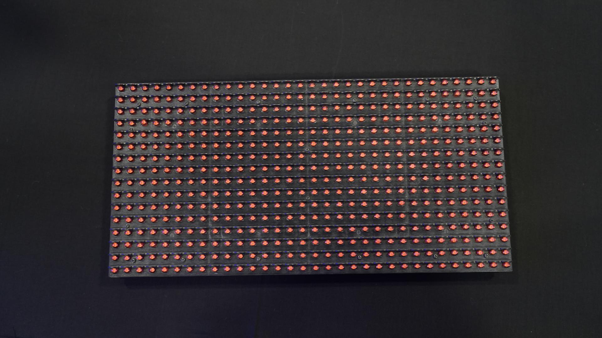 P10 Outdoor LED Display Panel Module - 32x16 - High Brightness RED - 5V - Dot Matrix Display