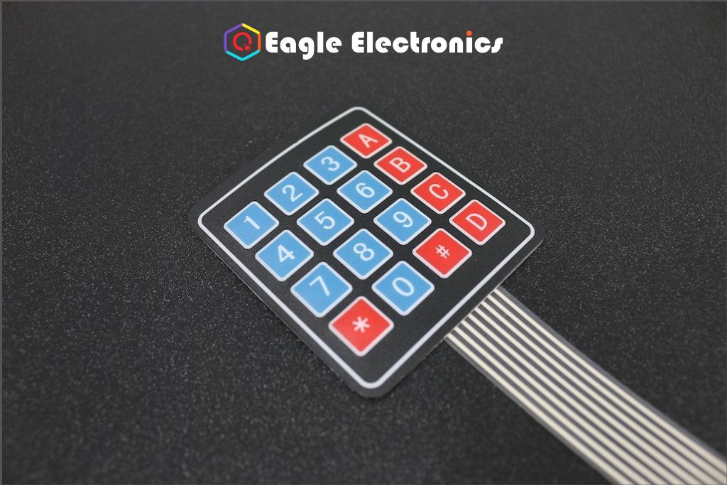 4×4 Matrix Keypad Membrane Switch for Arduino, ARM and other MCU