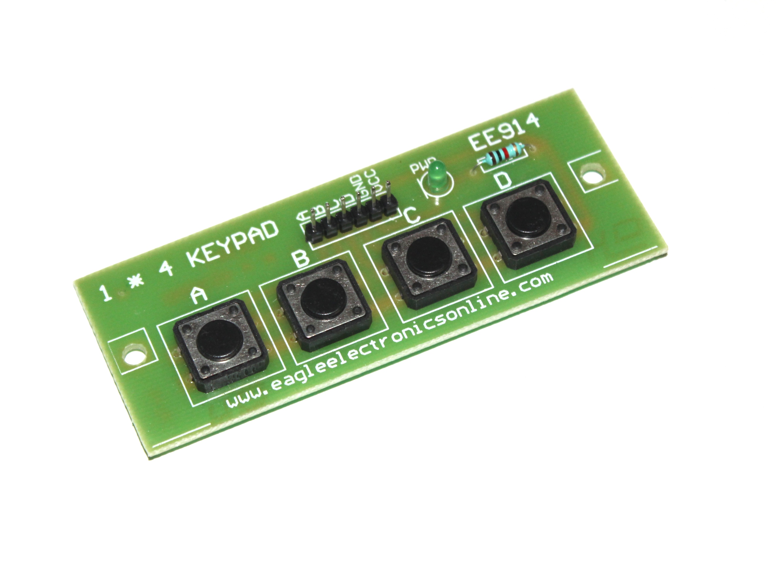 1x4 Large Button Keypad - Image 4