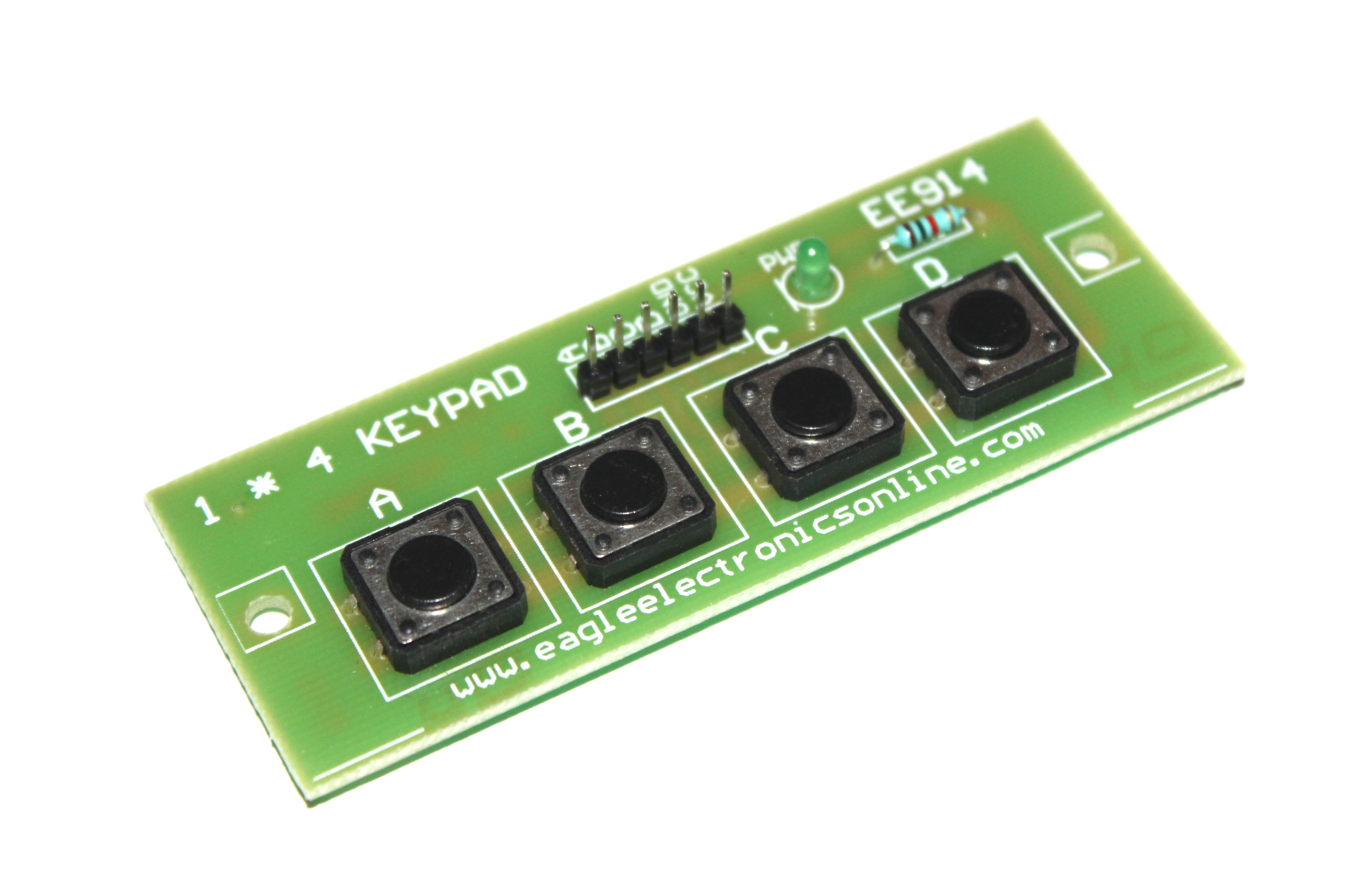 1x4 Large Button Keypad - Image 3