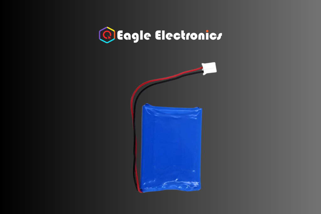 3.7V 1000mAh Lithium Polymer Rechargeable Battery-KP 403040 - Image 2