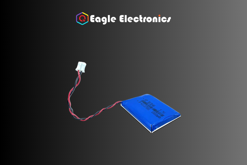 3.7V 1000mAh Lithium Polymer Rechargeable Battery-KP 403040 - Image 3