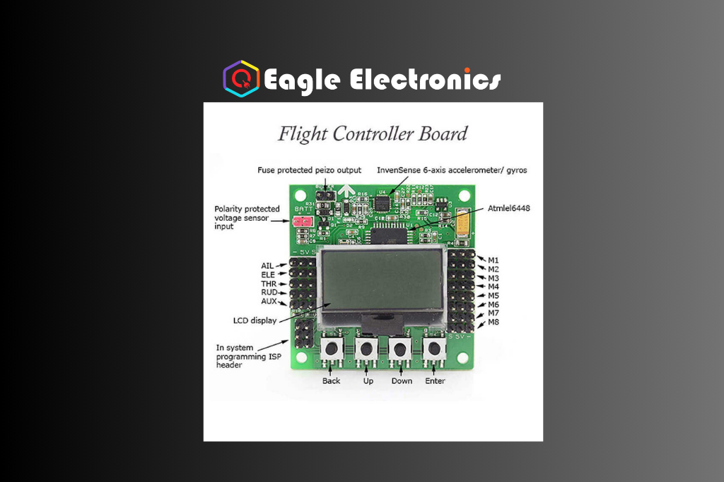RC Flight Controller KK 2.1.5 with 6050MPU & Atmel-644PA - Image 4