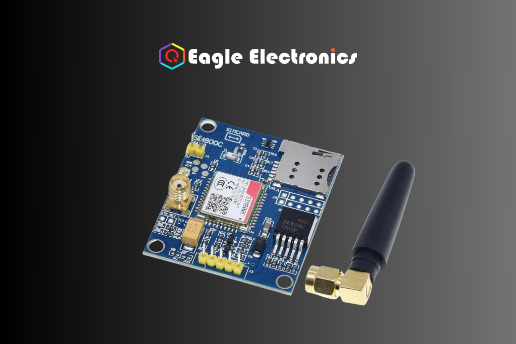 SIM800C Development Board With Glue Stick Antenna - Image 2